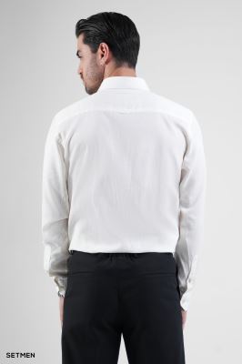 پیراهن مردانه آستین بلند لینن