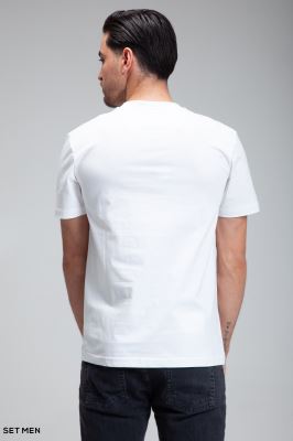 تیشرت یقه گرد چاپی