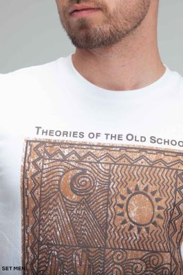 تیشرت یقه گرد چاپی