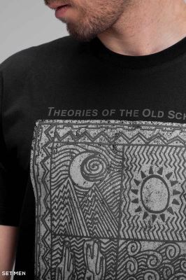 تیشرت یقه گرد چاپی