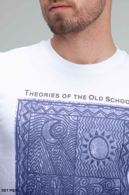 تیشرت یقه گرد چاپی