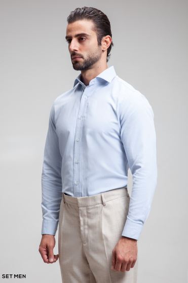 پیراهن مردانه آستین بلند آکسفورد