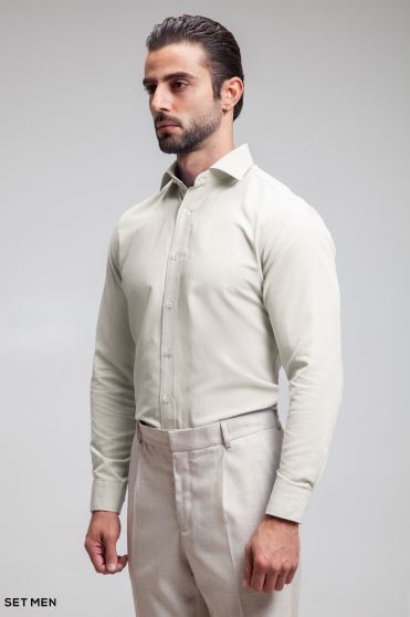 پیراهن مردانه آستین بلند آکسفورد