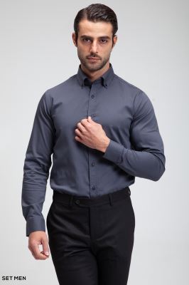 پیراهن مردانه ساده کلاسیک