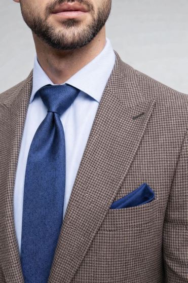 کت تک مردانه یقه بلیزر تک دکمه پیردوپل