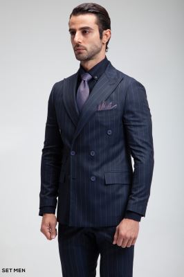 کت و شلوار مردانه شش دکمه دیپلمات