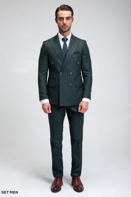 کت و شلوار مردانه شش دکمه دیپلمات