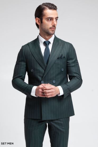 کت و شلوار مردانه شش دکمه دیپلمات