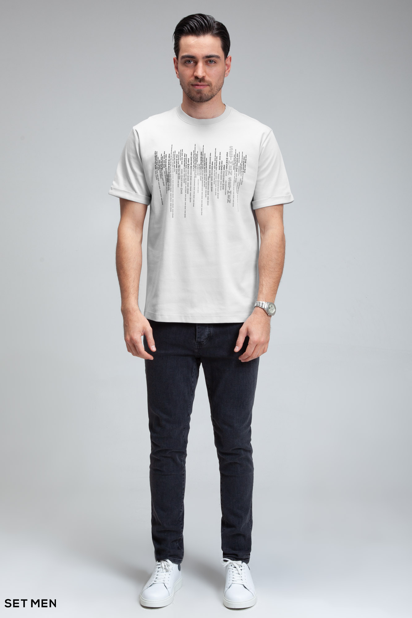 تیشرت یقه گرد ست من GRID