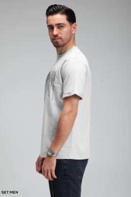 تیشرت یقه گرد ست من GRID