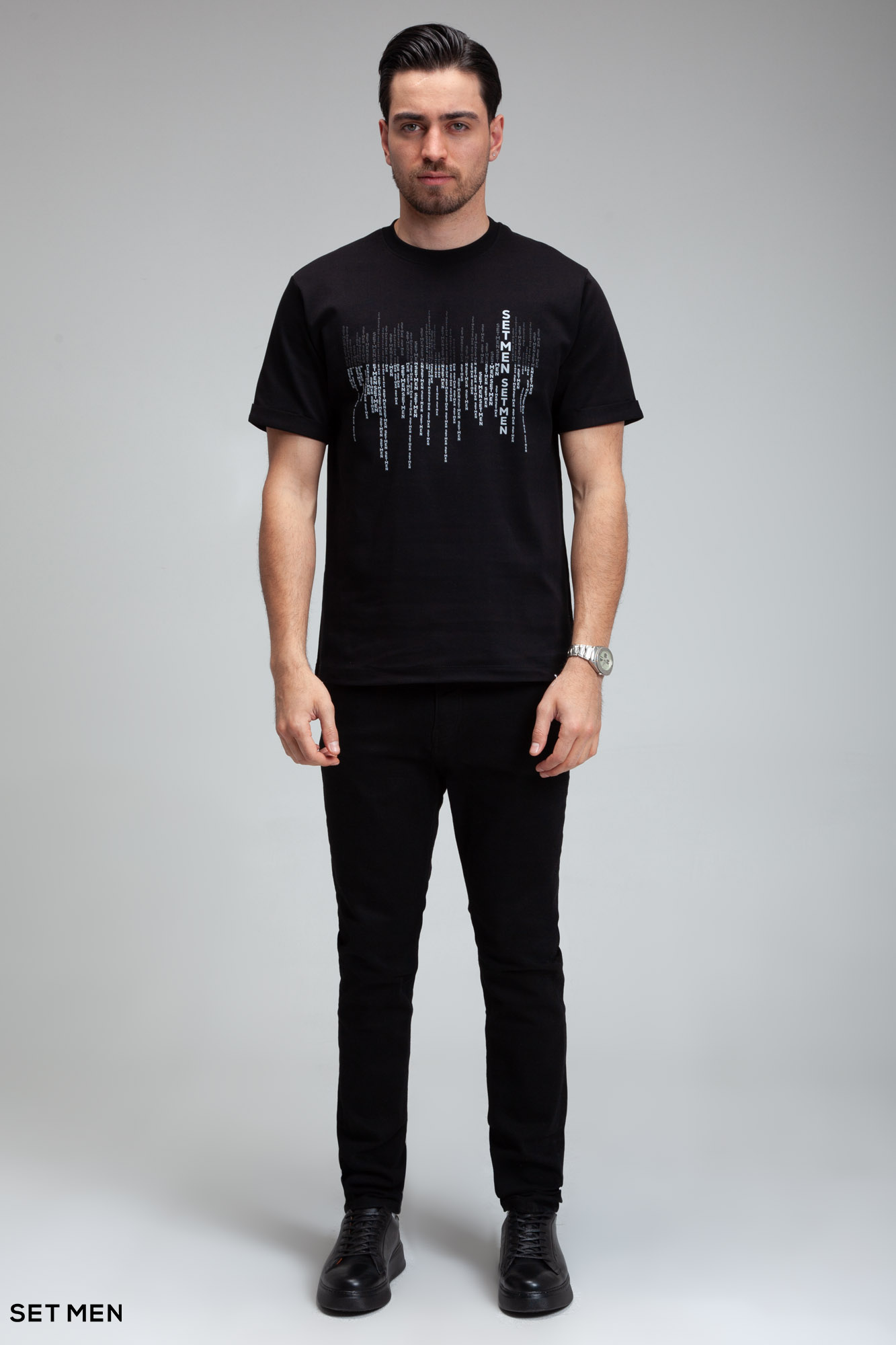 تیشرت یقه گرد ست من GRID