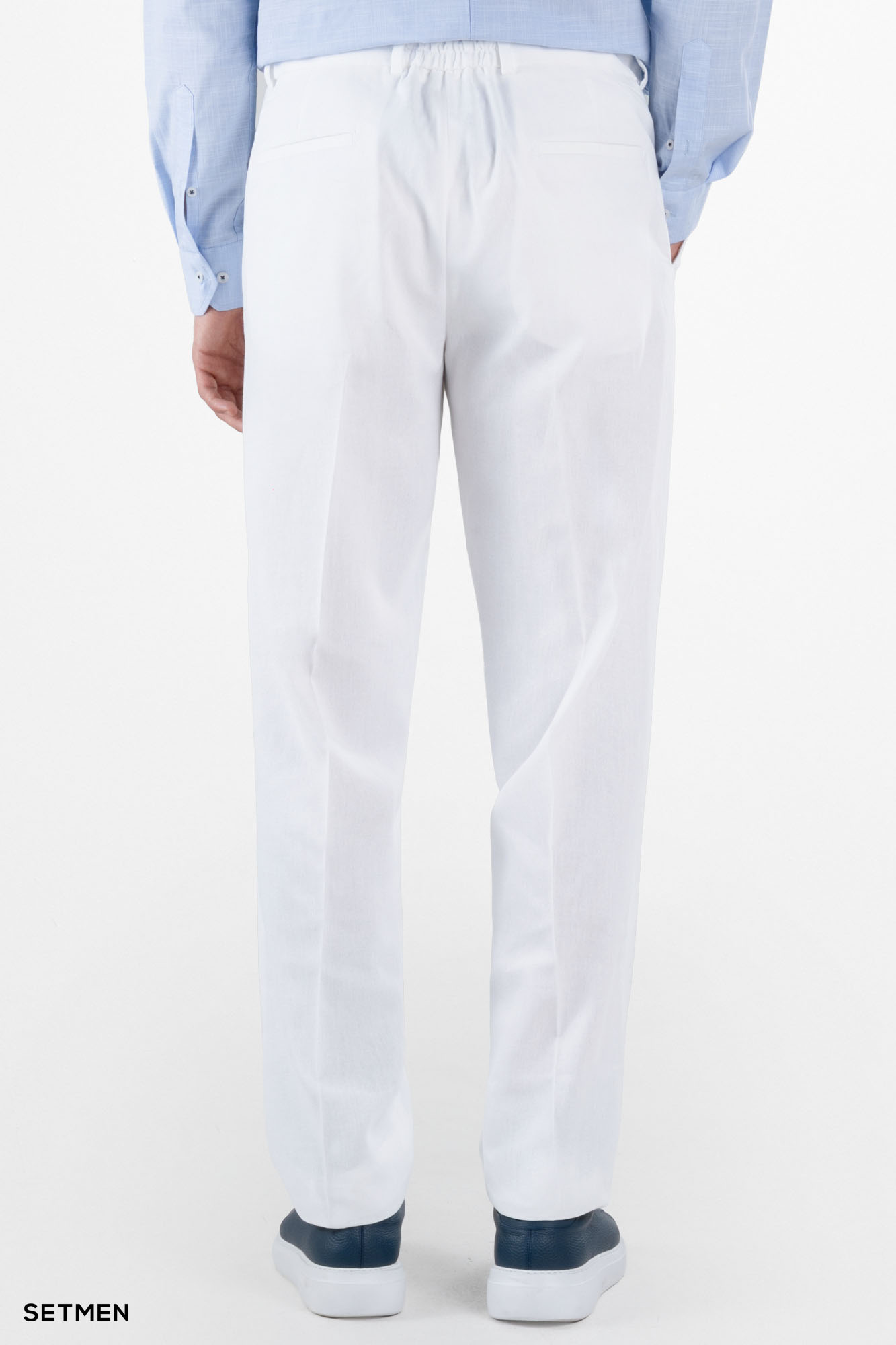 شلوار لینن مردانه کمر کش