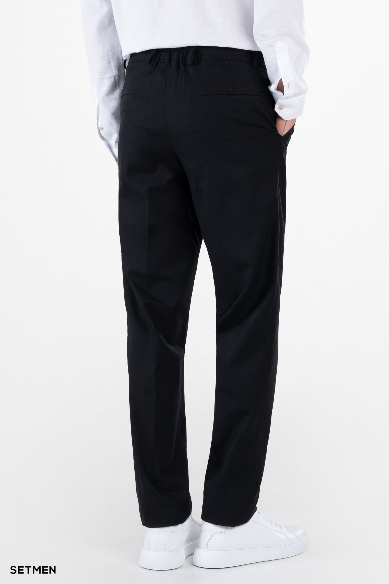 شلوار لینن مردانه کمر کش