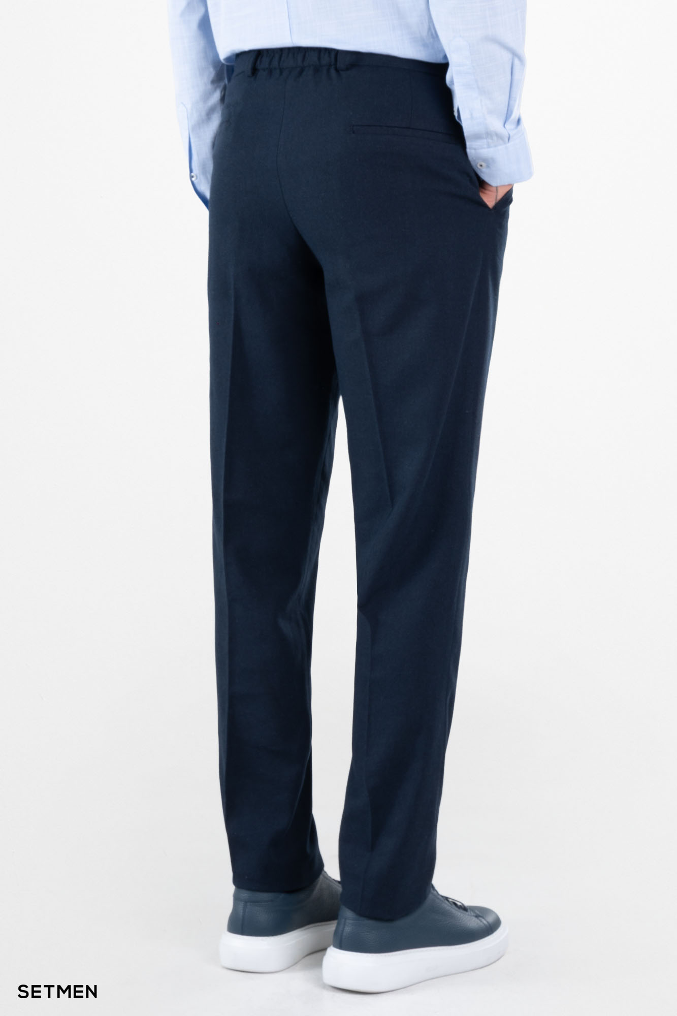 شلوار لینن مردانه کمر کش