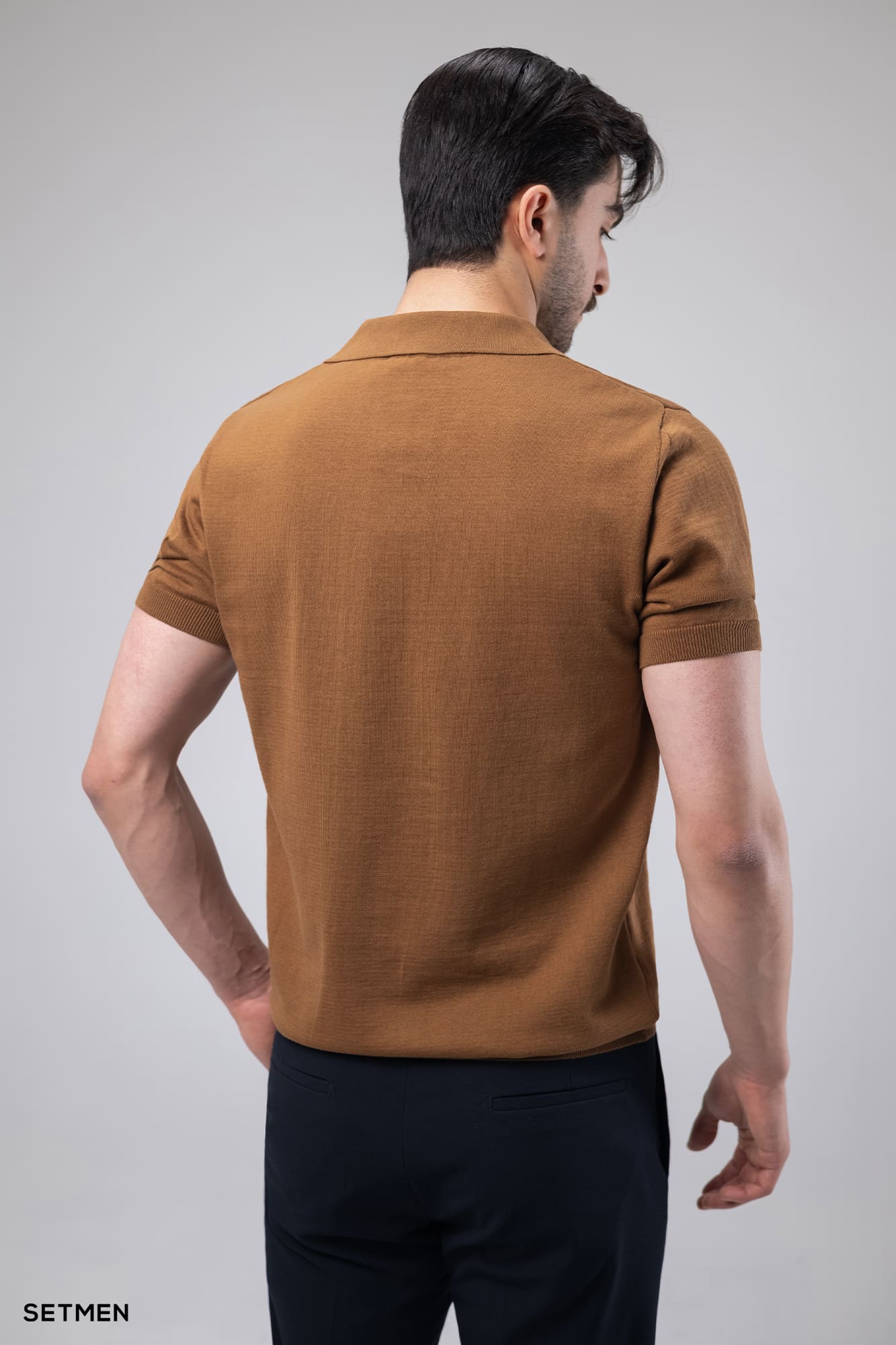 تیشرت یقه هفت بافت اولد مانی