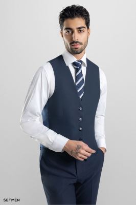 کت و شلوار مردانه سه تکه یقه انگلیسی ژیله دورو