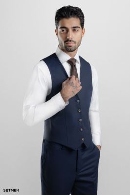 کت و شلوار مردانه سه تکه یقه انگلیسی ژیله دورو