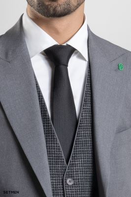 کت و شلوار مردانه سه تکه یقه انگلیسی ژیله دورو