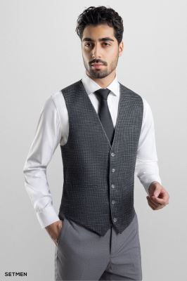 کت و شلوار مردانه سه تکه یقه انگلیسی ژیله دورو