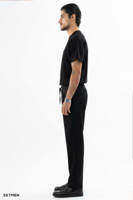 تیشرت مردانه ژاکارد یقه گرد