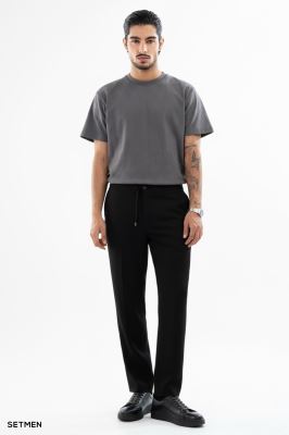 تیشرت مردانه ژاکارد یقه گرد