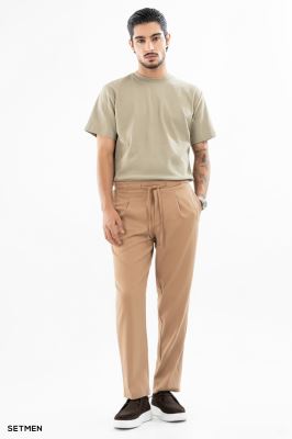 تیشرت مردانه ژاکارد یقه گرد