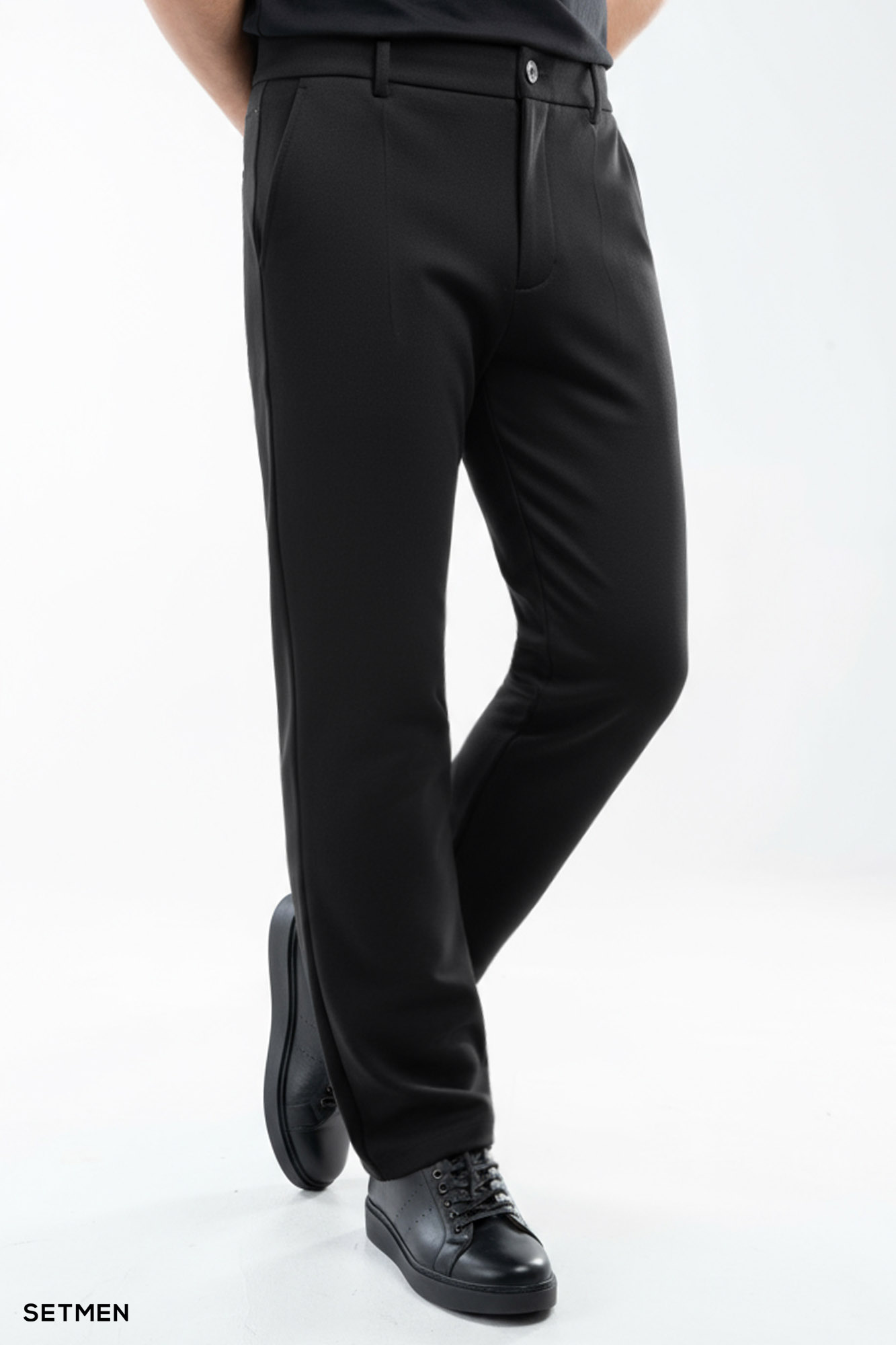 شلوار اسلش مردانه واید پارچه دورو