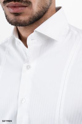 پیراهن مردانه راه راه کلاسیک IRON FREE