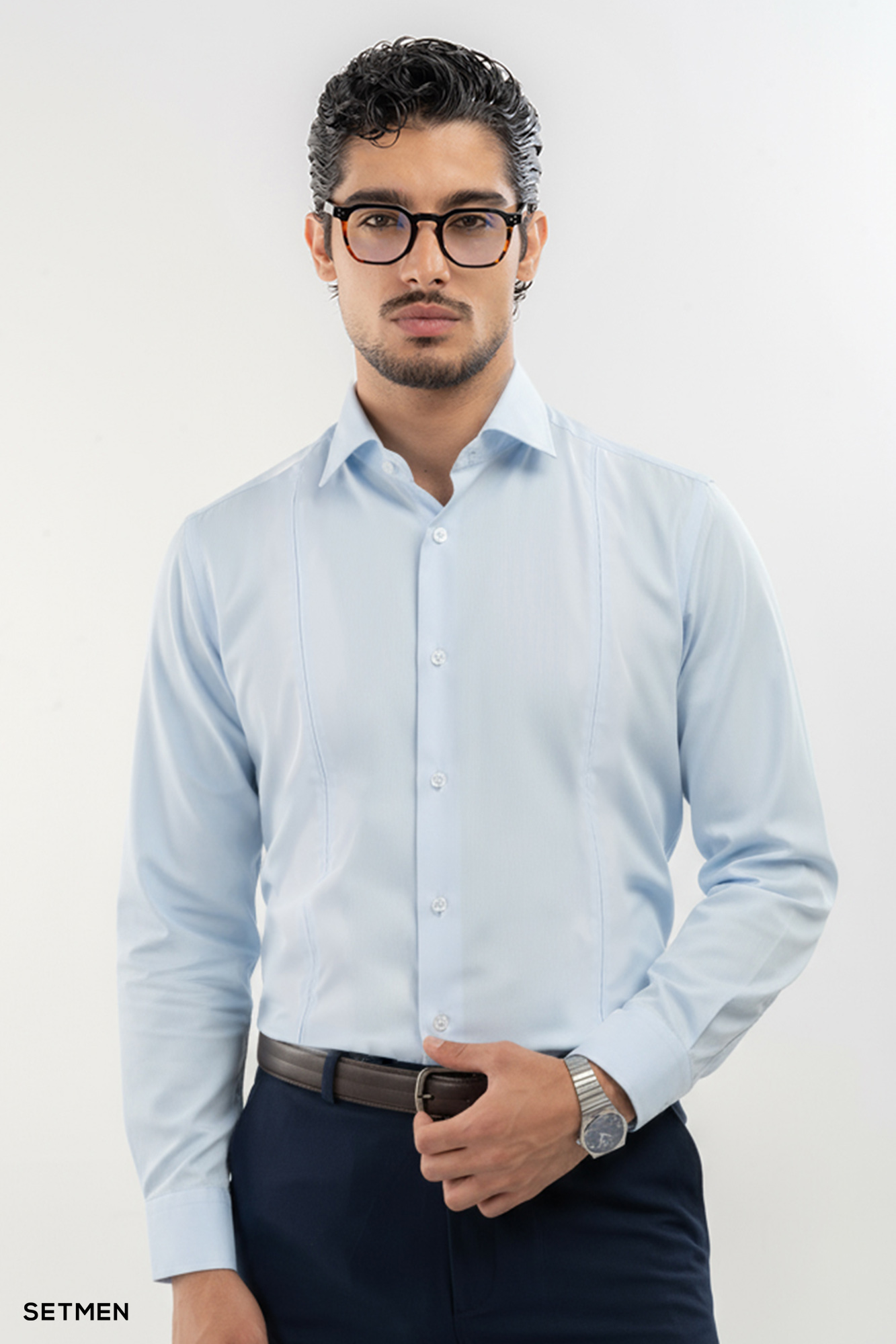 پیراهن مردانه کلاسیک IRON FREE