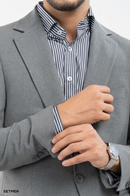 کت تک مردانه یقه انگلیسی