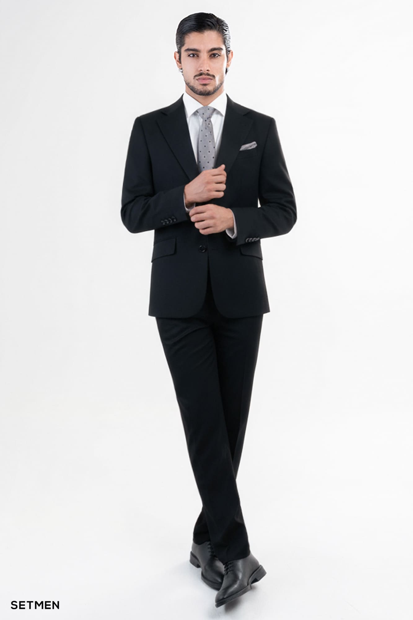 کت و شلوار مردانه دو تکه یقه انگلیسی