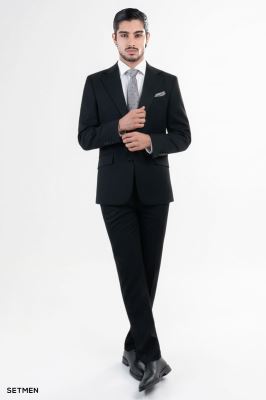 کت و شلوار مردانه دو تکه یقه انگلیسی