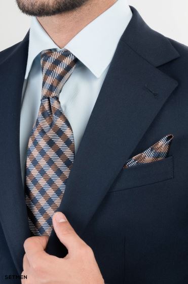 کت و شلوار مردانه دو تکه یقه انگلیسی