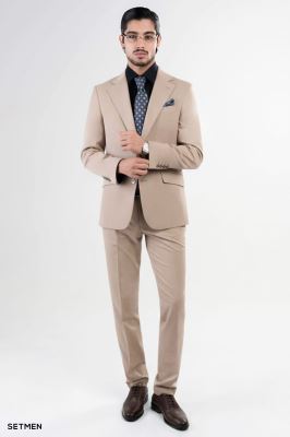 کت و شلوار مردانه دو تکه یقه انگلیسی