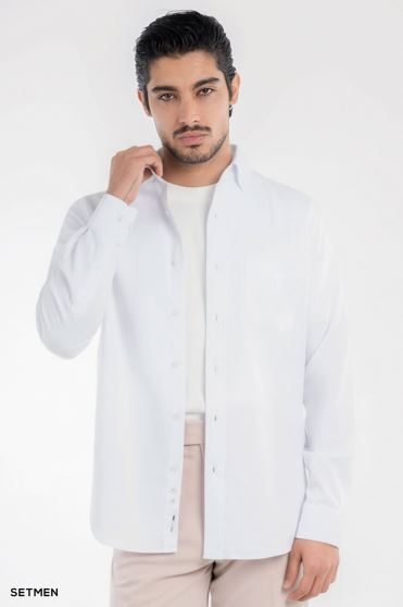 پیراهن مردانه جیب دار کج راه پیراهن مردانه جیب دار کج راه