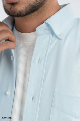 پیراهن مردانه جیب دار کج راه