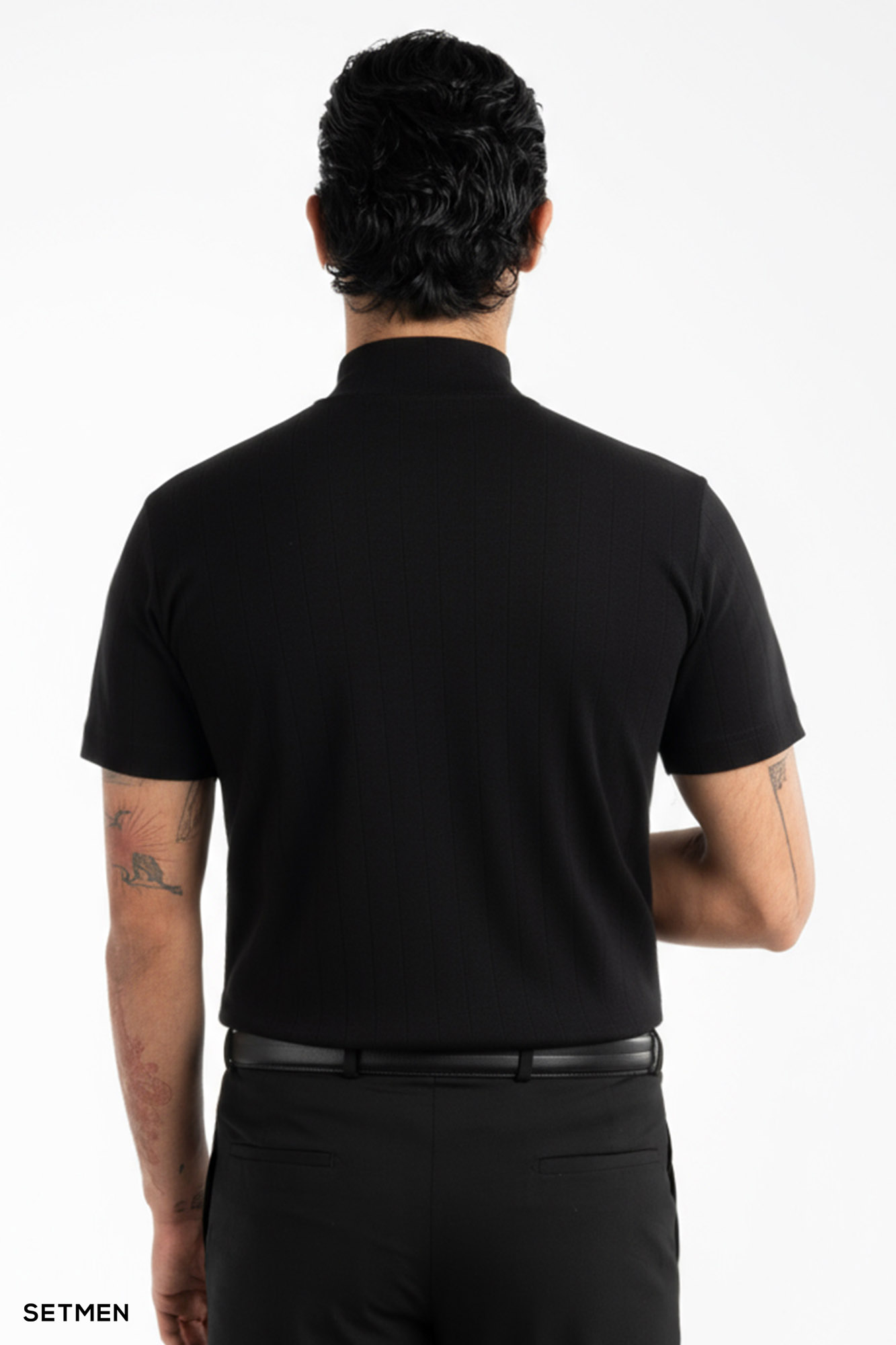 یقه اسکی مردانه آستین کوتاه