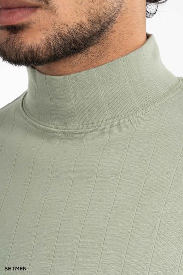 یقه اسکی مردانه آستین کوتاه