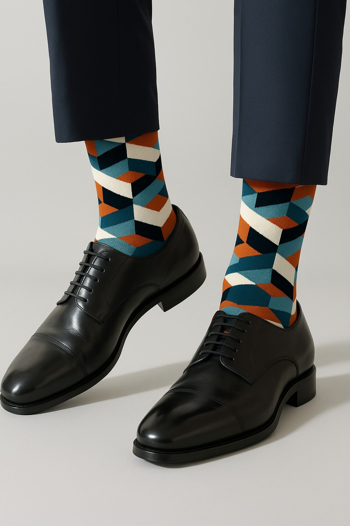 جوراب مردانه طرح دار