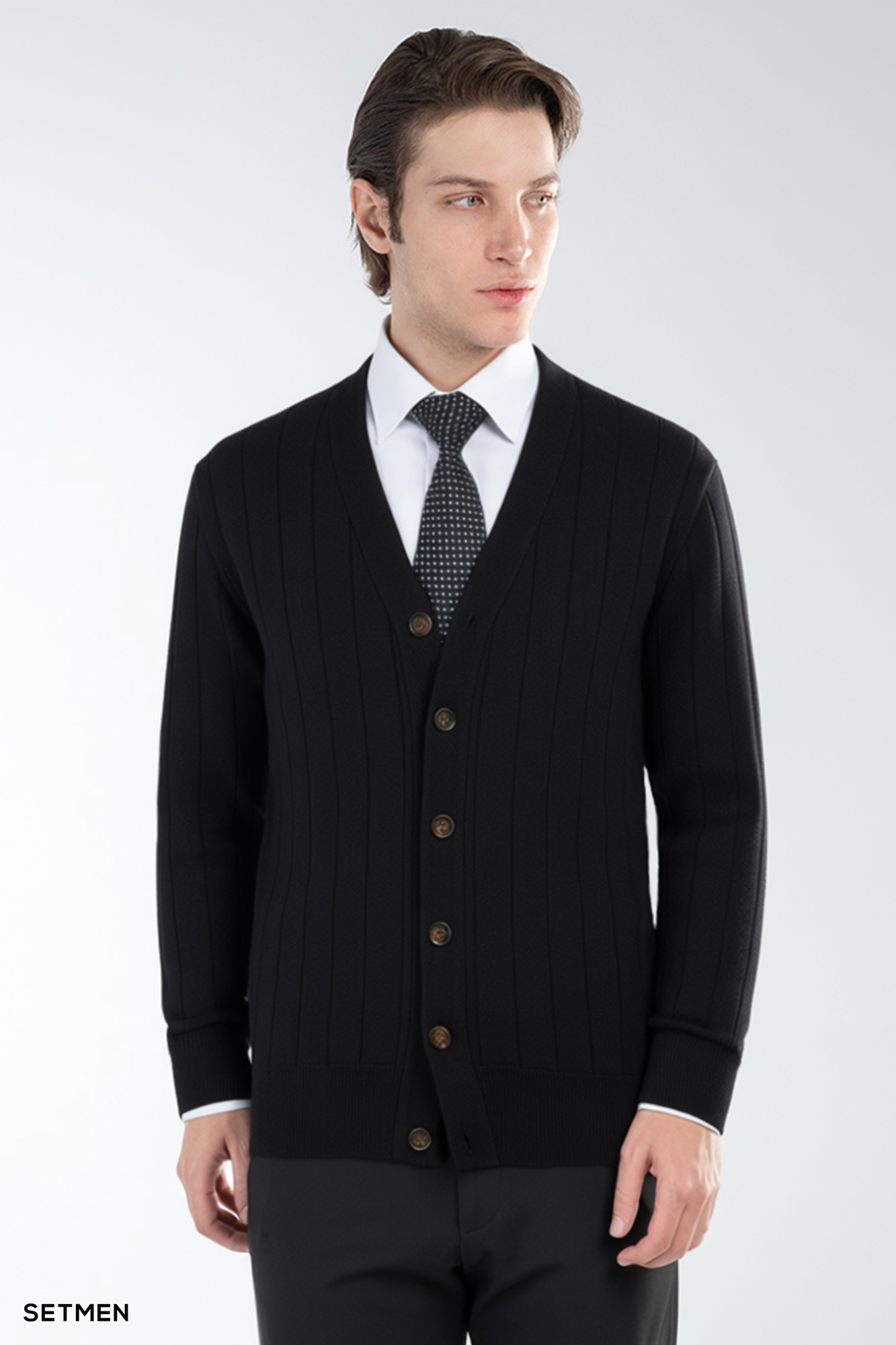 بافت مردانه دکمه دار