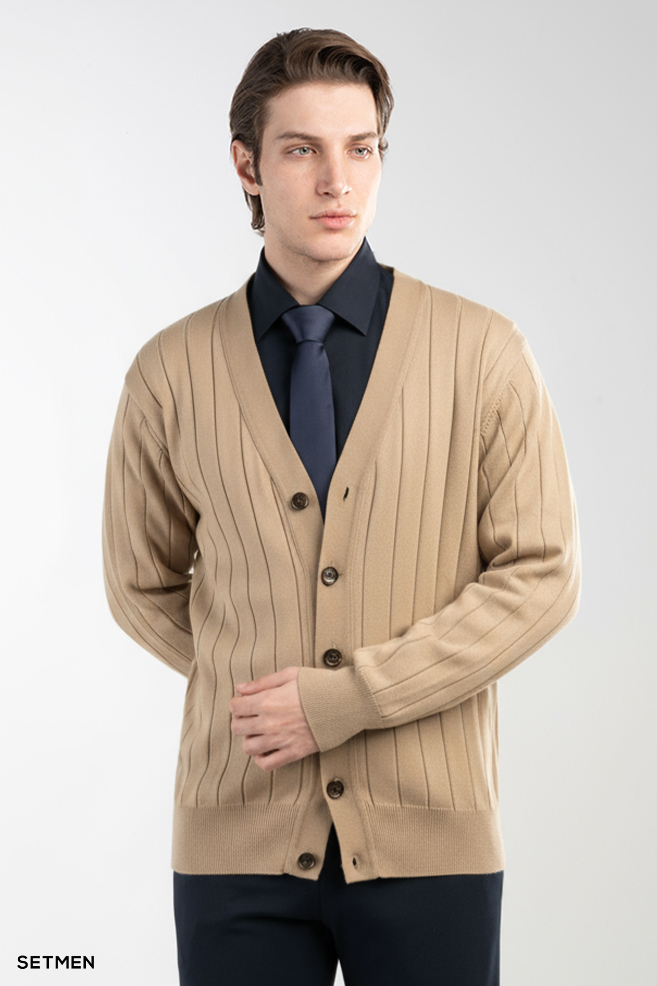 بافت مردانه دکمه دار