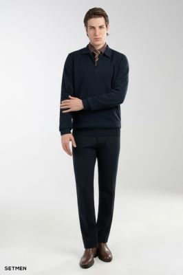 بافت مردانه نیم زیپ