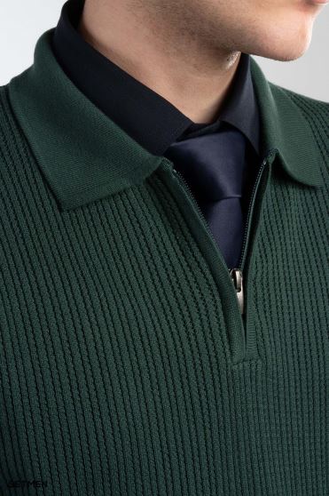 بافت مردانه نیم زیپ