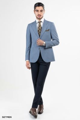 کت تک مردانه دو دکمه ساهارا