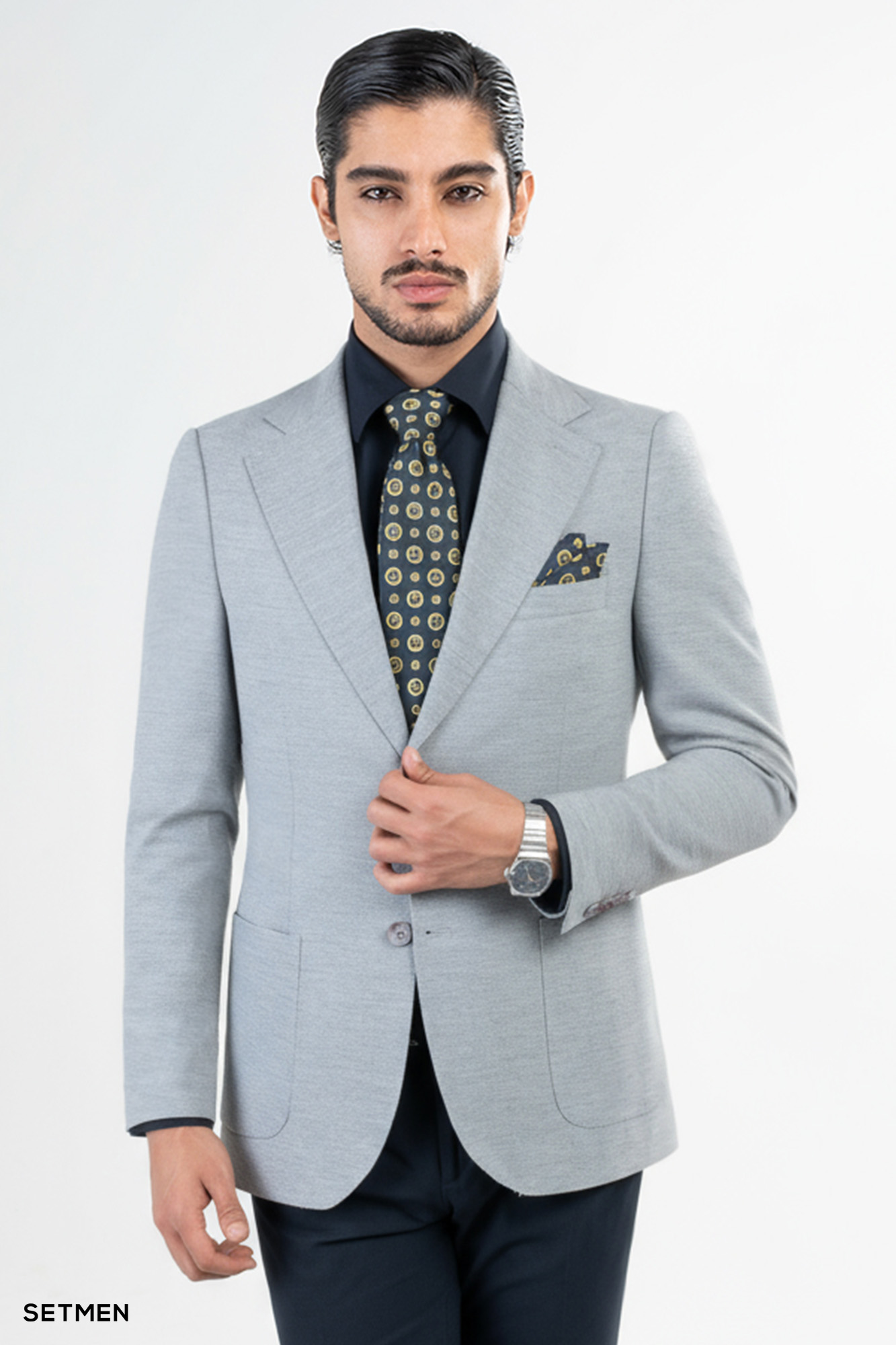 کت تک مردانه دو دکمه ساهارا