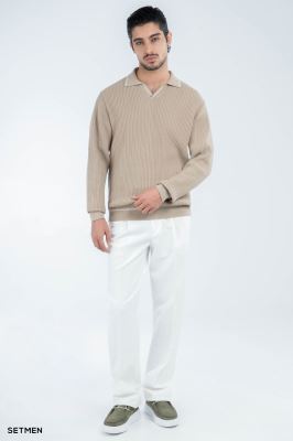 بافت مردانه یقه هفت اولد مانی