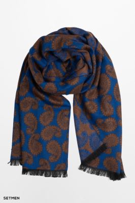 شال گردن مردانه پشمی