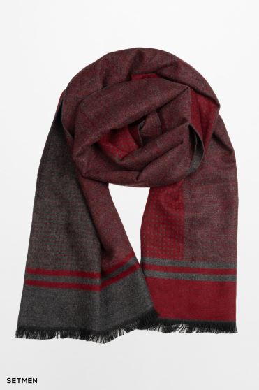 شال گردن مردانه پشمی