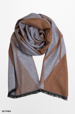 شال گردن مردانه پشمی