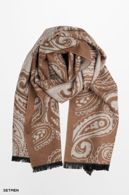 شال گردن مردانه پشمی